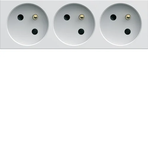 PRISE 2P+T TRIPLE SPECIALE GOULOTTE GALLERY PURE HAGER Saldi Straordinari Offerte Speciali Disponibili Adesso