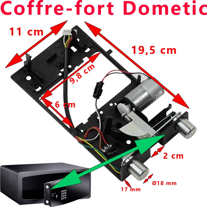 Dometic coffre fort mécanisme de verrouillage avec intérupteur de position - Accessoires Outdoor pour Plus de Liberté de Mouvement Manuel du propriétaire Mazda MX-5