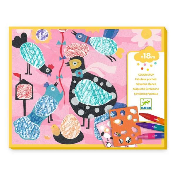 COLOR STOP. FABULEUX POCHOIR "PIOU PIOU & CO" - Boutique Maman & Bébé – Produits Essentiels au Quotidien Soins Bébé Mélimélo Algérie pour Votre Enfant | Pharmaly