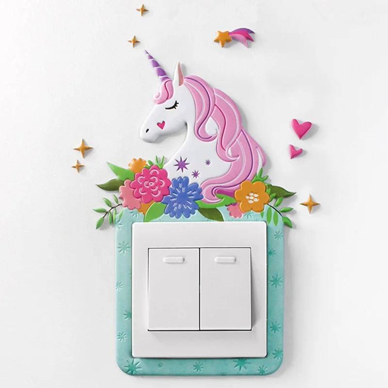 Stickers 3D interrupteur lumière chambre enfant, bébé - Éclairage de qualité avec frais de port offerts Luminaire Chambre Bébé Bebal — panda ou ours | LumiArt