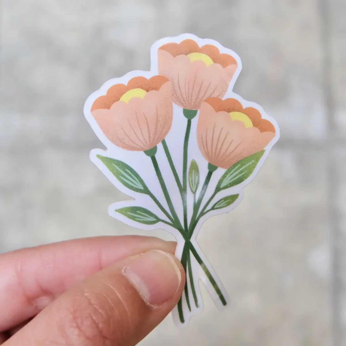 Sticker Bouquet de Coquelicot - Organisation de la maison avec des solutions de rangement Des solutions pour tout ranger dans la maison