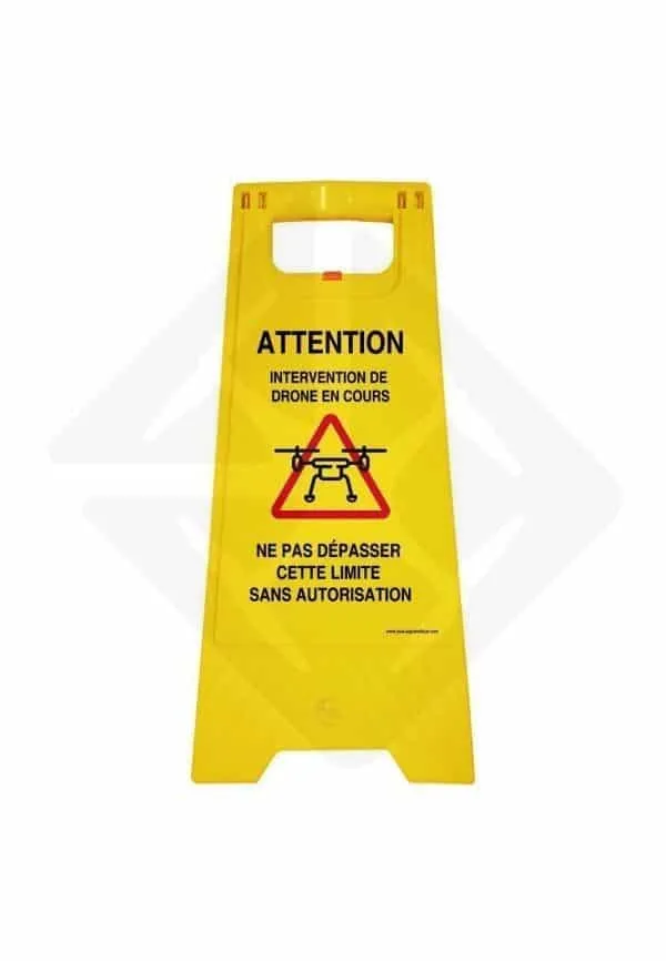 Panneau signalisation intervention drone en cours - ​Drones Professionnels & Grand Public | Boutique Française​ - signalisation routière panneau signalisation intervention cours ​drone amp boutique