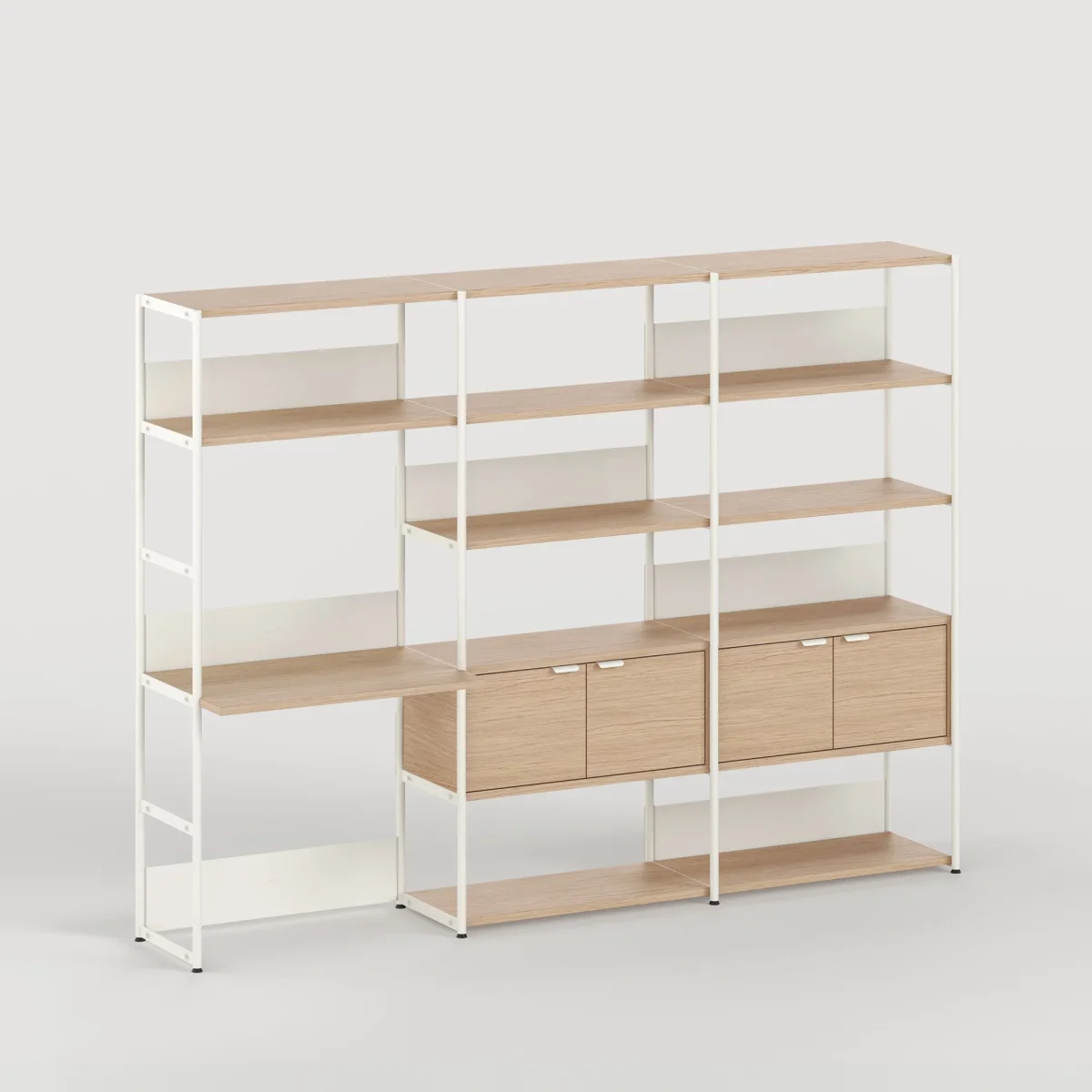 Etagère bureau UNIT – H180 à 215 x L244cm – bois éco-certifié - Saldi Straordinari – Offerte Speciali Disponibili Adesso - {'count': 1, 'name': 'Cdiscount'}