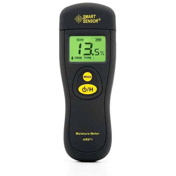 Humidimètre Bois SMART SENSOR AR971 – Testeur D’humidité Analyseur Numérique – Jaune/Noir - ​Boulangerie-Pâtisserie | Pain au Levain & Viennoiseries​ - {'count': 4, 'name': 'Digital'}