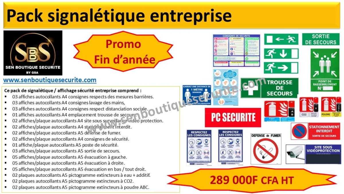Pack signalétique entreprise - Saldi Packing Straordinari – Offerte Speciali Disponibili Adesso