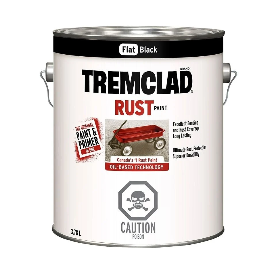 Peinture antirouille Tremclad 27048X155, huile, mat, noir, 3,78 L, bidon - Saldi Straordinari – Offerte Speciali Disponibili Adesso - Denalt