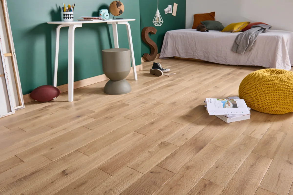 [Echantillon] Parquet chene massif clipsable – Brut de sciage huilé – 15 x 125 mm - Saldi Straordinari – Offerte Speciali Disponibili Adesso - Parquet massif