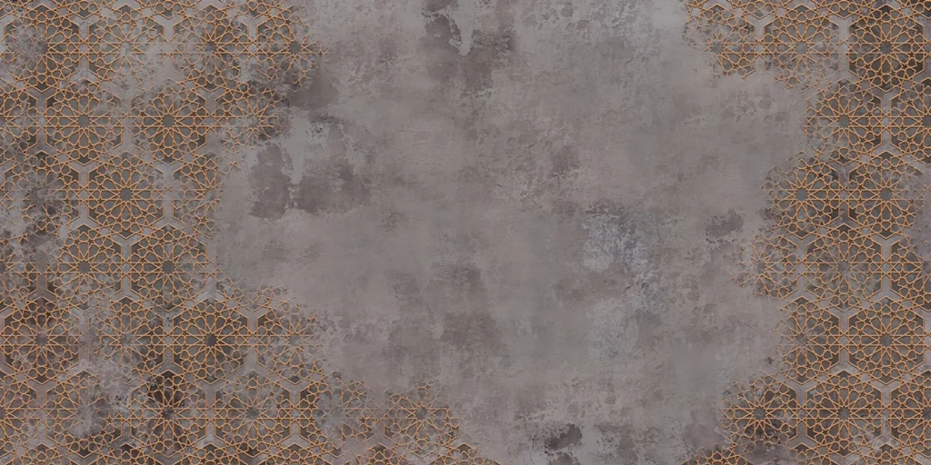 Papier peint Mosaïque géométrique béton Saldi Straordinari Offerte Speciali Disponibili Adesso
