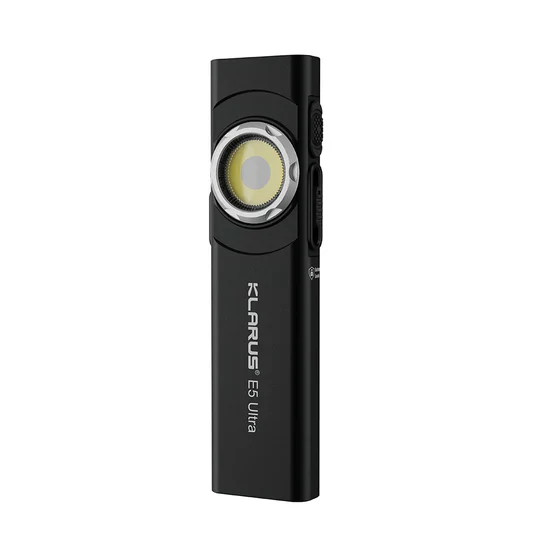 Lampe EDC ultra-fine Klarus E5 Ultra – Triple source lumineuse – 800 lumens - Des Équipements Pensés pour Profiter de Chaque Instant Dehors - {'count': 1, 'name': 'bandes'}