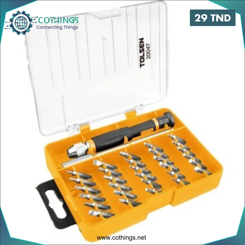 Jeu de tournevis de précision 32 pcs TOLSEN - ​Drones Professionnels & Grand Public | Boutique Française​ - tournevis torx jeu tournevis précision pc ​drone amp boutique