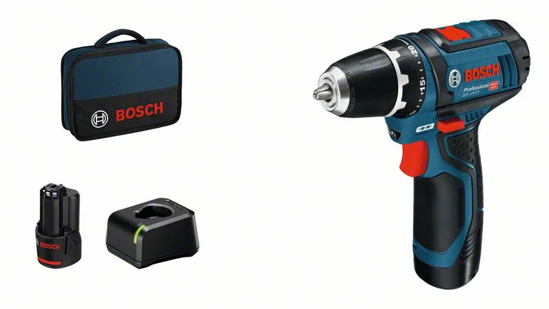 Perceuse-visseuse sans fil GSR 12V15 - Saldi Straordinari – Offerte Speciali Disponibili Adesso Perceuse visseuse sans fil Bosch Professional GSR 12V-15 FC 12V Li-Ion  Power for All 2 x 2Ah | | Screwfix FR