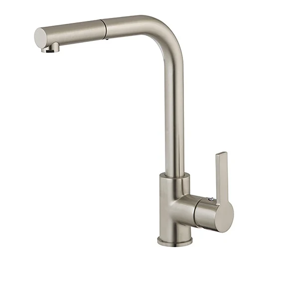 Mitigeur Cuisine Inox Brossé haut Douchette Gange Accessoires Outdoor Liberté Mouvement