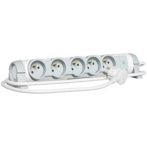 BLOC MULTIPRISE 5X2P+T 3M AVEC INTERRUPTEUR KOPP 050080 LEGRAND - Saldi Straordinari – Offerte Speciali Disponibili Adesso